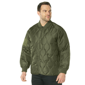 Quilted Woobie Jacket - Olive Drab
