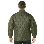 Quilted Woobie Jacket - Olive Drab