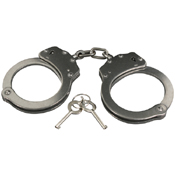 Gear Stock Stainless Steel Handcuffs