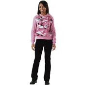 Womens Raglan 2-Tone Hooded Sweat Tops