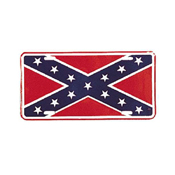License Plate - Rebel Flag