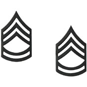 Sergeant First Class Polished Insignia Pin
