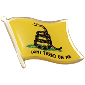 Don't Tread On Me Flag Pin