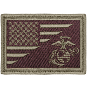Ultra Force US Flag / USMC Globe and Anchor Morale Embroidered Patch