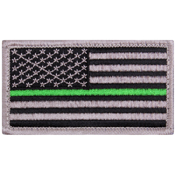 Ultra Force Thin Green Line US Flag Patch