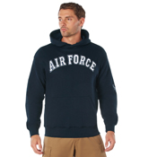 Mens Air Force Military Embroidered Pullover Hoodies