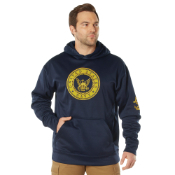 Ultra Force Navy Emblem Pullover Hooded Sweatshirt