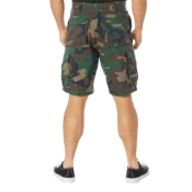 Vintage Camo Paratrooper Cargo Shorts