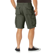 Vintage Solid Paratrooper Cargo Short