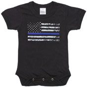 Ultra Force Infant Thin Blue Line One-Piece Bodysuit