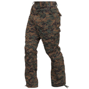 Vintage Camo Paratrooper Fatigue Pants