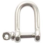 Straight D Shackle With Screw Pin