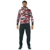 Mens Camo Pullover Hooded Sweatshirt