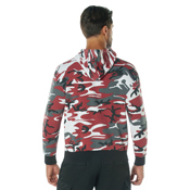 Mens Camo Pullover Hooded Sweatshirt