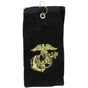 Military Marines Embroidered Golf Towel