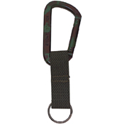 Jumbo 80MM Carabiner With Web Strap Key Ring