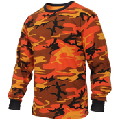 Ultra Force Mens Long Sleeve Camo T-Shirt