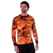 Ultra Force Mens Long Sleeve Camo T-Shirt