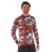 Ultra Force Mens Long Sleeve Camo T-Shirt