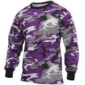 Ultra Force Mens Long Sleeve Camo T-Shirt