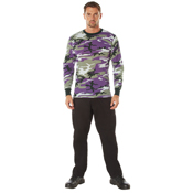 Ultra Force Mens Long Sleeve Camo T-Shirt