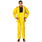 Mens Deluxe Heavyweight PVC Rainsuit