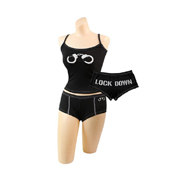 Womens Lock Down Booty Shorts