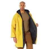 Mens PVC Inner Attached Hood with Under Arm Vent