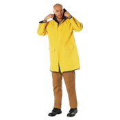 Mens PVC Inner Attached Hood with Under Arm Vent