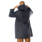 Mens PVC Inner Attached Hood with Under Arm Vent