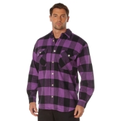 Extra Heavyweight Buffalo Plaid Flannel Cotton Shirt