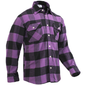 Extra Heavyweight Buffalo Plaid Flannel Cotton Shirt