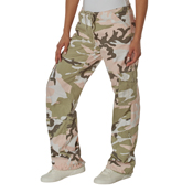 Womens Camo Vintage Paratrooper Fatigue Pants