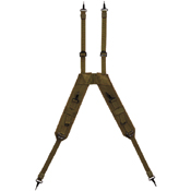 GI Type Enhanced H Style LC-1 Black Suspenders