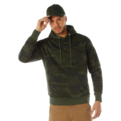 Mens Camo Pullover Hooded Sweatshirt