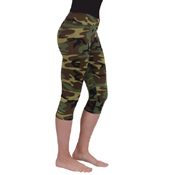Women Workout Performance Capri - Camo