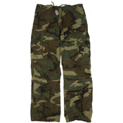 Girls Vintage Camo Paratrooper Fatigue Pants