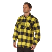 Extra Heavyweight Buffalo Plaid Flannel Cotton Shirt