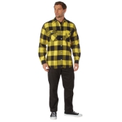 Extra Heavyweight Buffalo Plaid Flannel Cotton Shirt