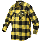 Extra Heavyweight Buffalo Plaid Flannel Cotton Shirt