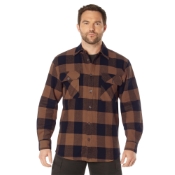 Extra Heavyweight Buffalo Plaid Flannel Cotton Shirt