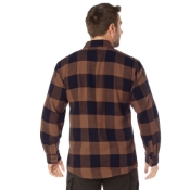 Extra Heavyweight Buffalo Plaid Flannel Cotton Shirt