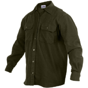 Ultra Force Mens Heavy Weight Solid Flannel Shirt