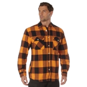 Extra Heavyweight Buffalo Plaid Flannel Cotton Shirt