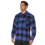 Extra Heavyweight Buffalo Plaid Flannel Cotton Shirt