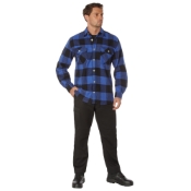 Extra Heavyweight Buffalo Plaid Flannel Cotton Shirt