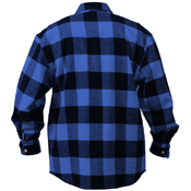 Extra Heavyweight Buffalo Plaid Flannel Cotton Shirt