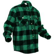Extra Heavyweight Buffalo Plaid Flannel Cotton Shirt