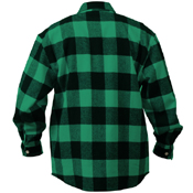 Extra Heavyweight Buffalo Plaid Flannel Cotton Shirt