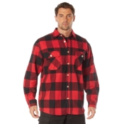 Extra Heavyweight Buffalo Plaid Flannel Cotton Shirt